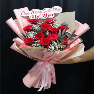 Bó hoa tươi chúc mừng TH03