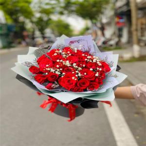 Bó hoa tươi chúc mừng TH27