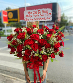 Giỏ hoa tươi 2404