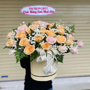 Giỏ hoa tươi chúc mừng TH001
