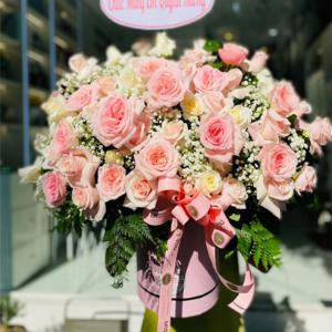 Giỏ hoa tươi chúc mừng TH009