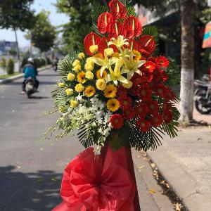 Kệ hoa chúc mừng khai trương HKT202033