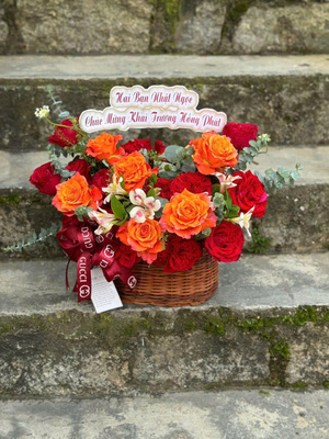 Giỏ hoa tươi - 2513