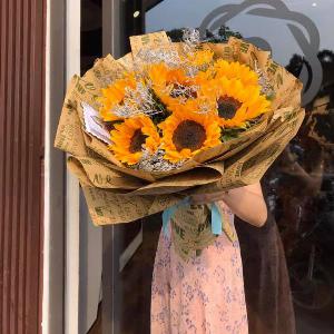 Bó hoa tươi chúc mừng HTB202006