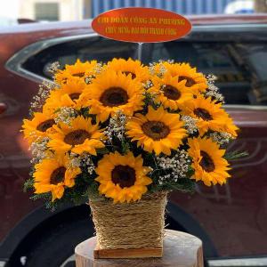 Giỏ hoa tươi chúc mừng HCM202022