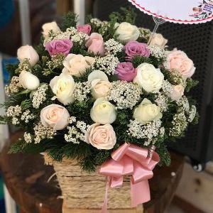 Giỏ hoa tươi chúc mừng HCM202026