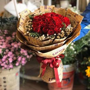 Bó hoa tươi chúc mừng HTB202011