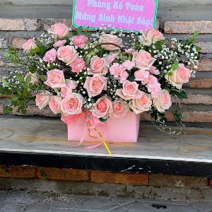 Giỏ hoa tươi chúc mừng HCM202093