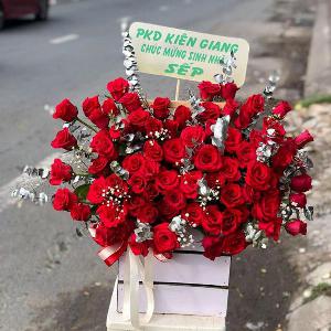 Giỏ hoa tươi chúc mừng HCM202096