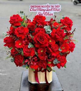 Giỏ hoa tươi - 151056